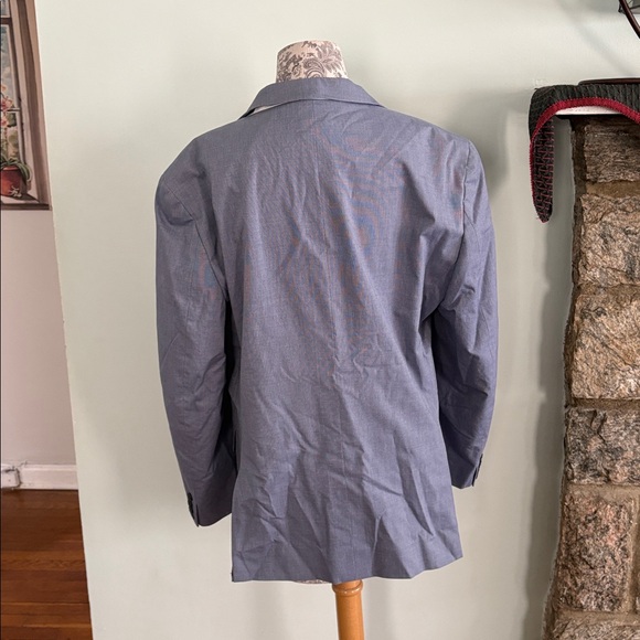 Tommy Hilfiger Light Blue Gray Men’s Blazer - Picture 7 of 12